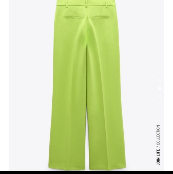 Zara Pants & Jumpsuits Zara Lime Green Pants Poshmark